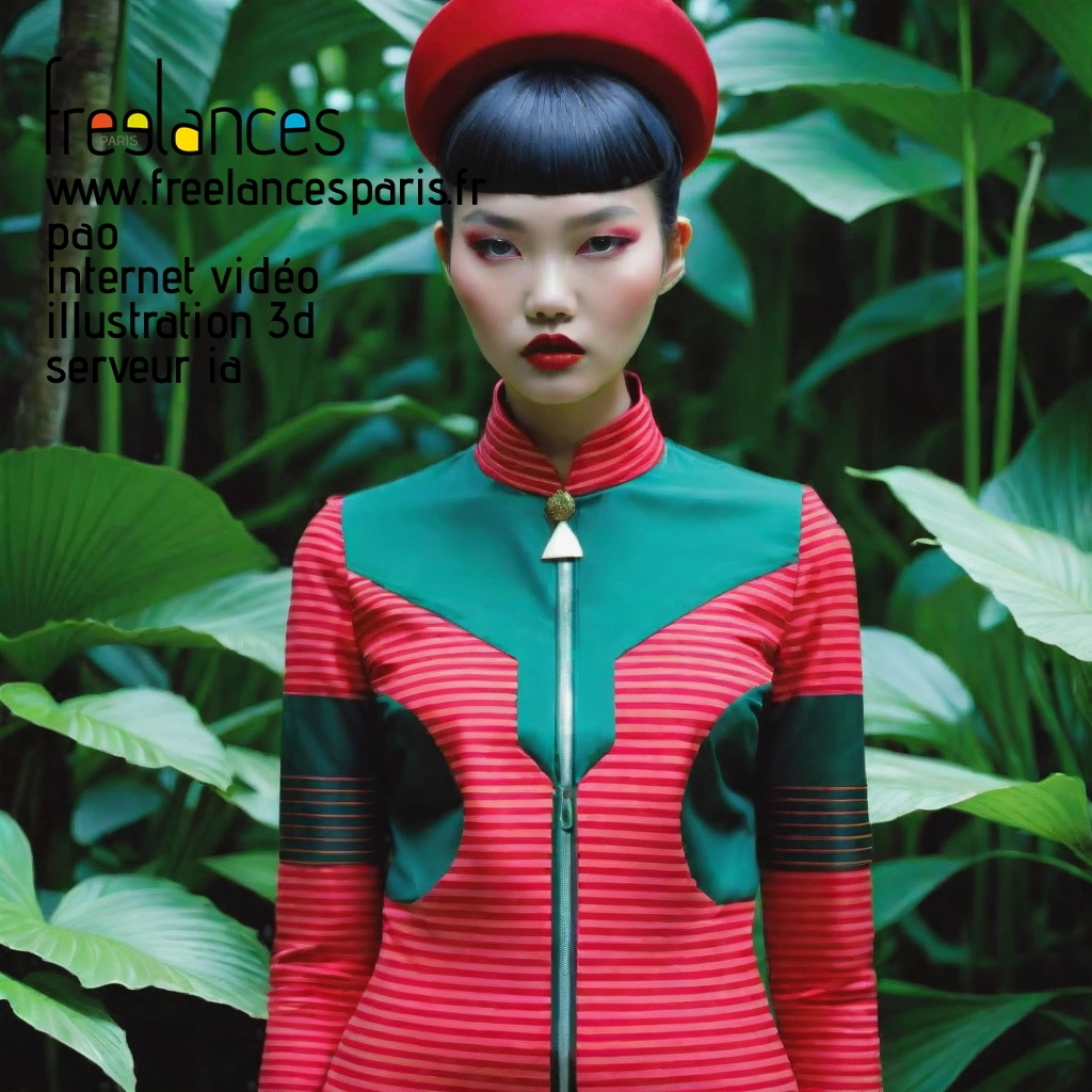 Pao mise en page internet vidéo illustration 3d serveur IA générative AI freelance paris studio de création magazines lhham7y0